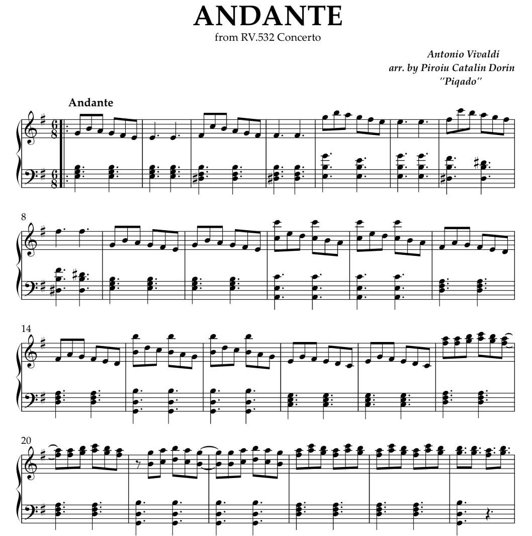 Antonio Vivaldi - Andante (RV532)