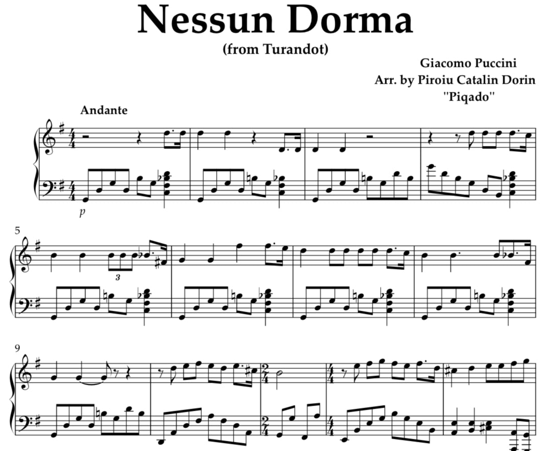 Nessun Dorma - G. Puccini