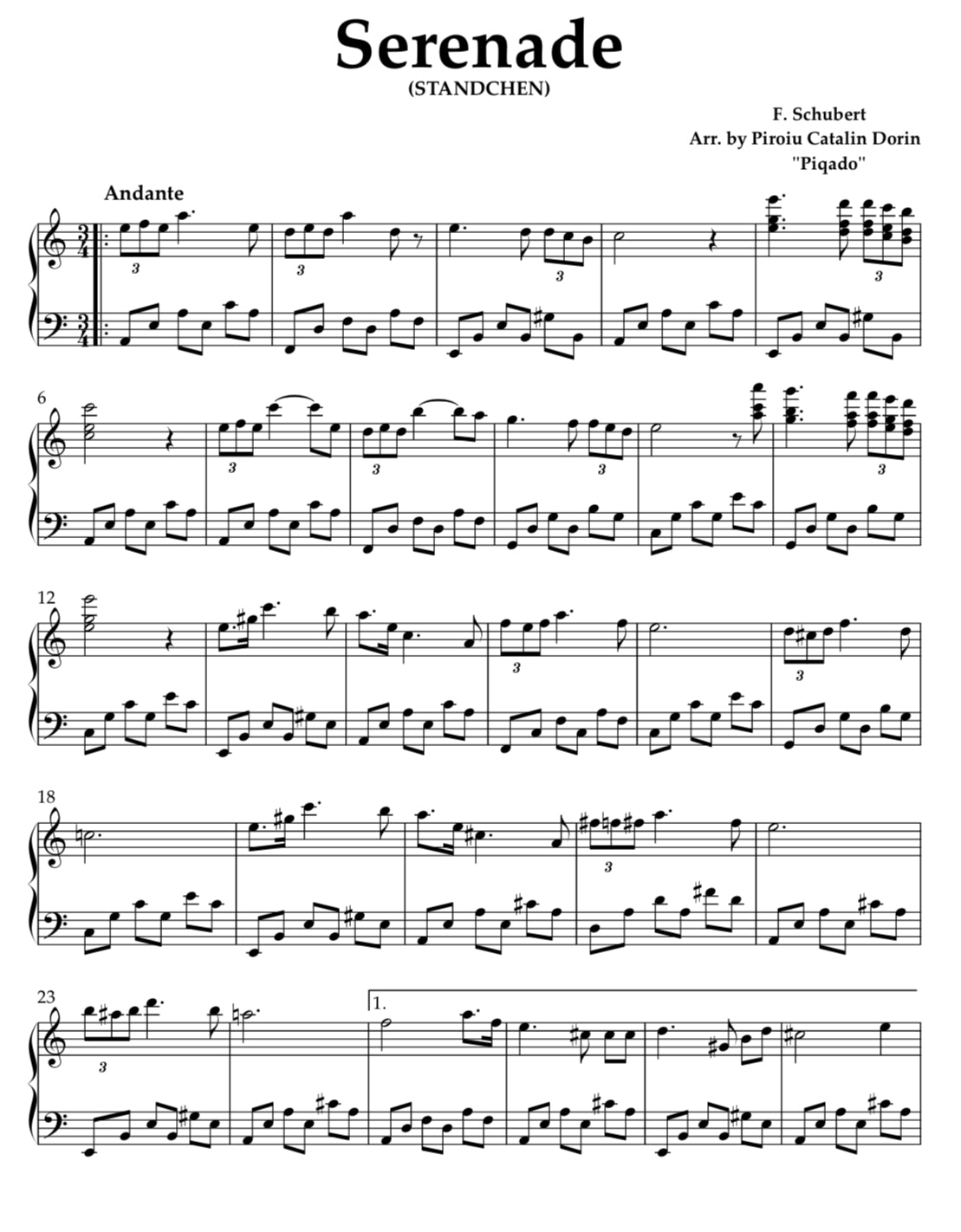 F. Schubert - Serenade