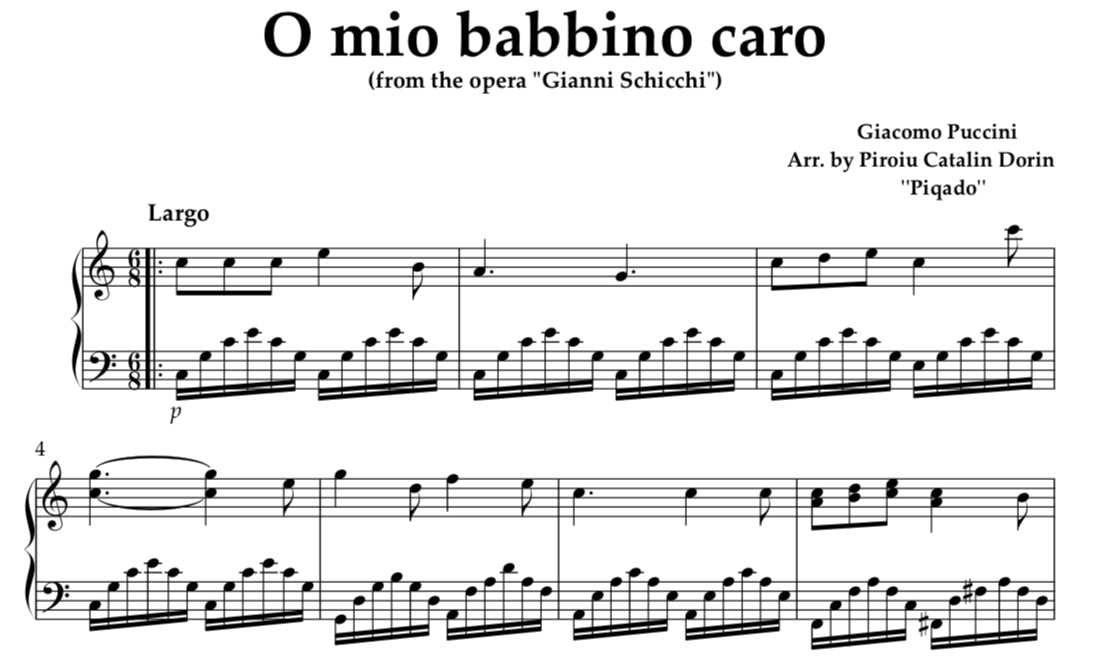 O mio babbino caro - G. Puccini