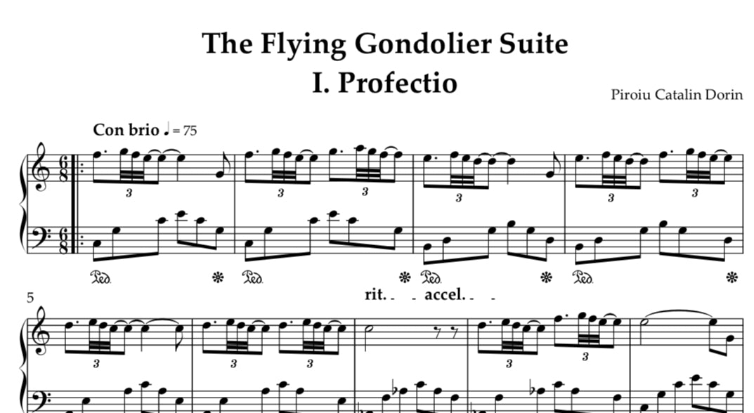 I. Profectio (The Flying Gondolier Suite)