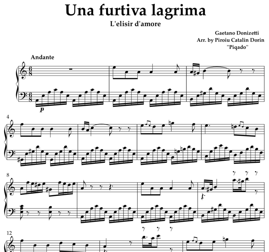 Una furtiva lagrmina - G. Donizetti